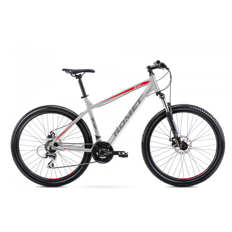 Horský bicykel ROMET RAMBLER R7.1 2024 XL Strieborno-červený grafit